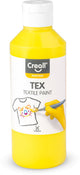 Peinture textile creall jaune, 250 ml