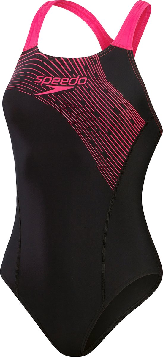 Maillot de bain 1 pièce de sport femme Speedo medley logo - bleu marine