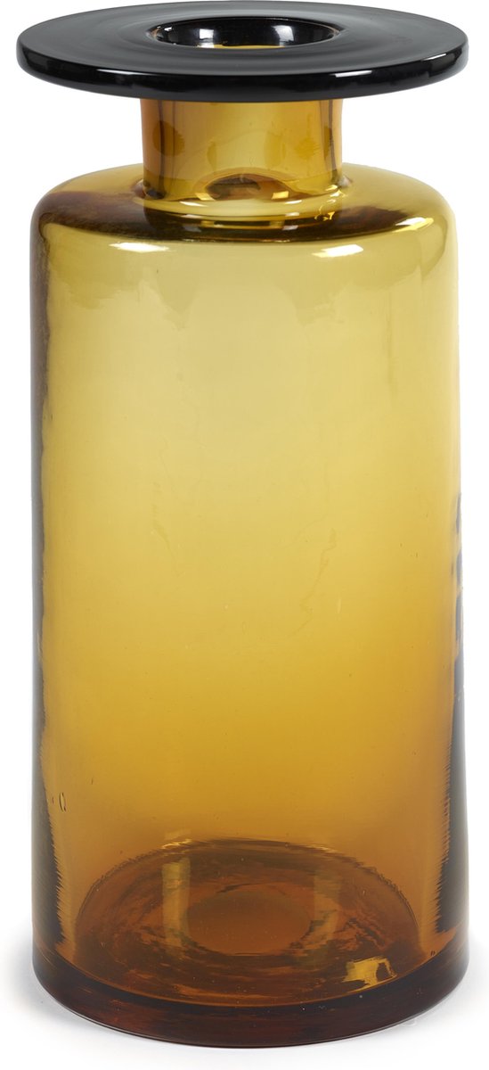 Serax - feu de vent marie michielssen - vase l - ambre noir - 18 ø