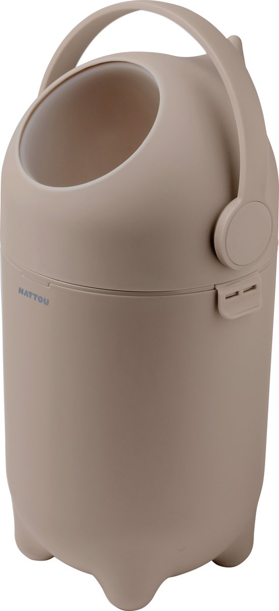Seau à couches Nattou dropy - 48,5 cm - taupe