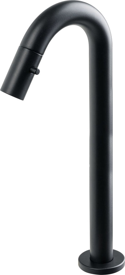 Robinet de WC Plieger Lupo 2.0 – Robinet de lavabo à poser – Modèle surélevé – Bec 20,3 cm – Garantie 10 ans – Noir mat