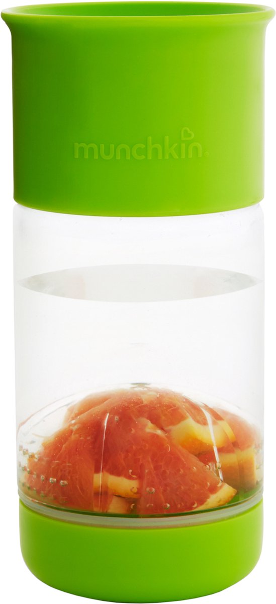 Gobelet infuseur à fruits miracle Munchkin - vert - 414 ml - gobelet avec fruits