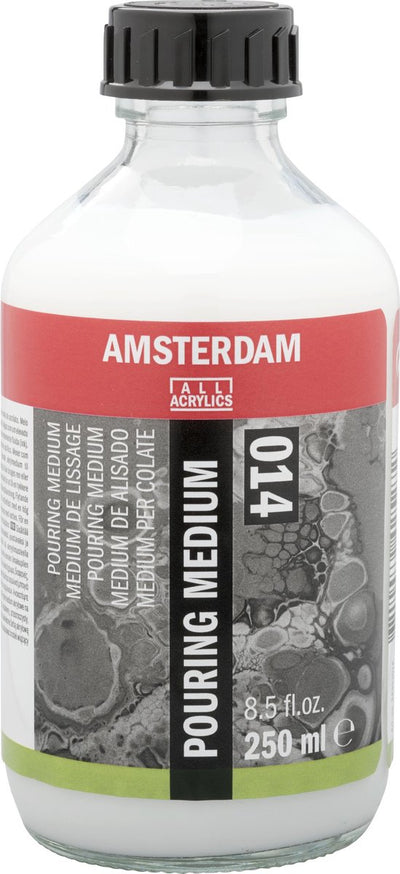 Amsterdam toutes acryliques amsterdam • médium pouring 014 flacon 250ml