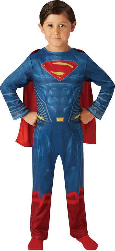 Déguisement Rubies Rubie's Justice League Superman junior bleu taille 104