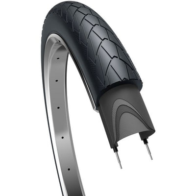 Pneu bord mambo 28 x 2,00 50-622 mm noir avec réflexion