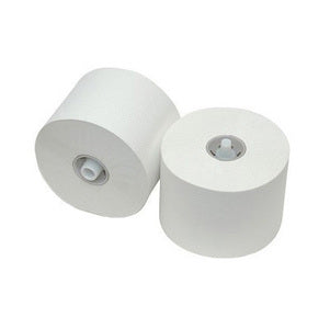 Papier toilette avec capuchon recyclé blanc 1 couche (36x 150m)