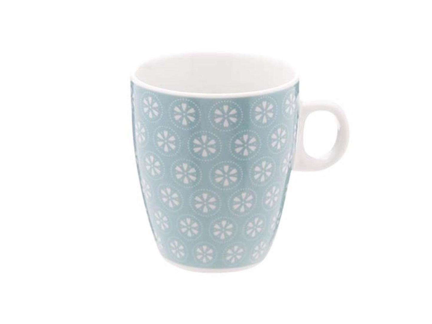 Tasse cosy tendance bleu à fleurs 19cl