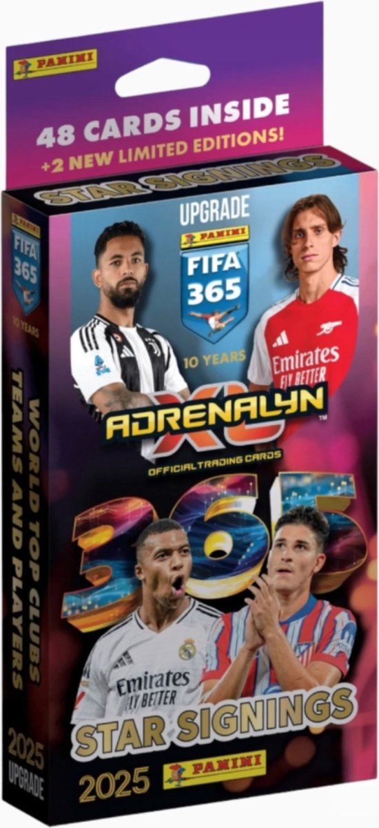 Panini fifa 365 adrenalyn xl 2025 - 10ème édition