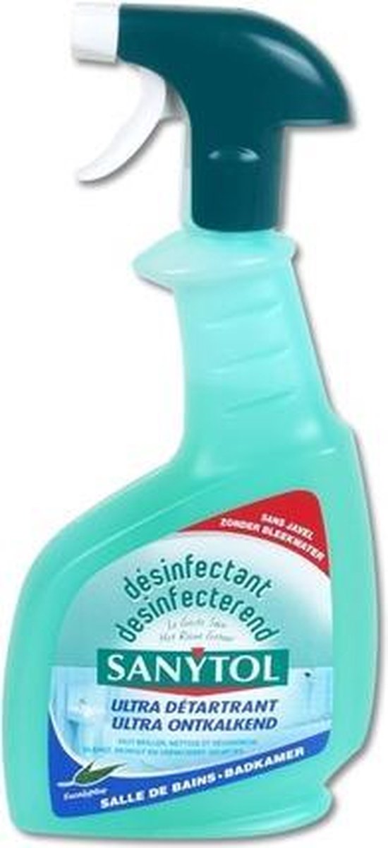 Sanytol Spray nettoyant et désinfectant salle de bain - 500ml - antibactérien