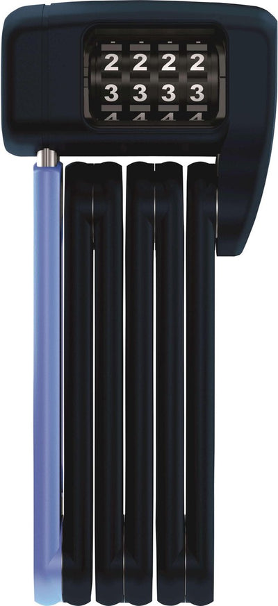 Abus bordo combo lite mini 6055c 60 - verrouillage pliant - bleu