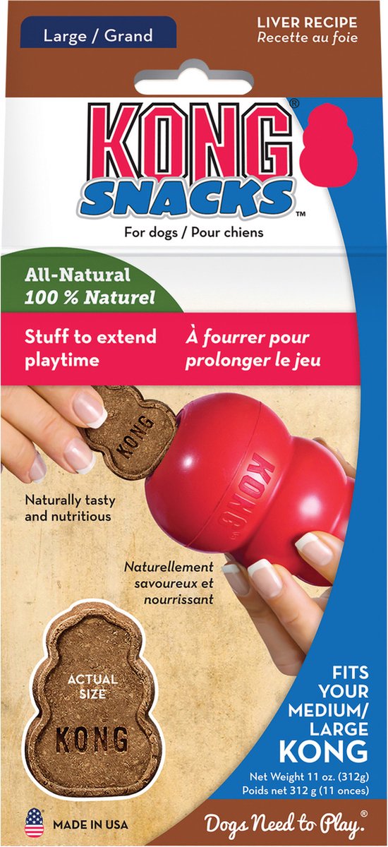 Snacks Kong avec saveur de foie
