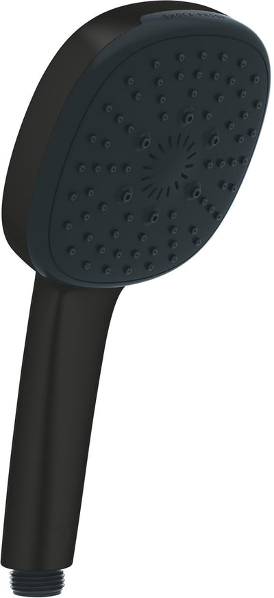Grohe vitalio confort 110 - douchette à main - pomme de douche carrée arrondie de 110 mm - 3 types de jets - économie d'eau - noir mat