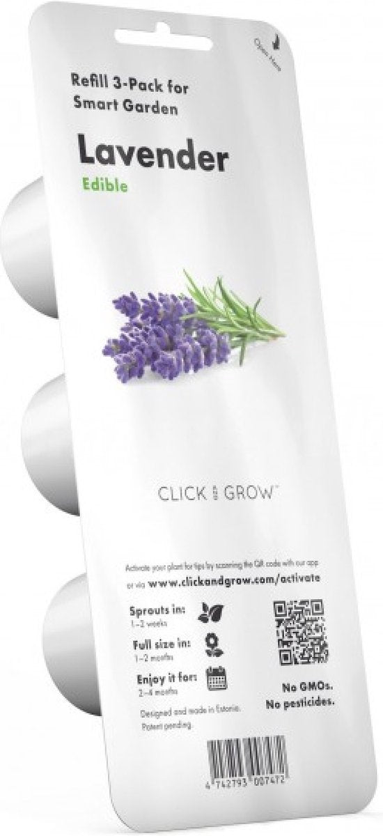 Click Grow Click and Grow recharge lavande 3-pack