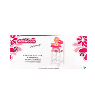 Ma belle chambre de poupée meuble de marionnettes chaise de marionnette blanche 22 x 27 x 53 cm