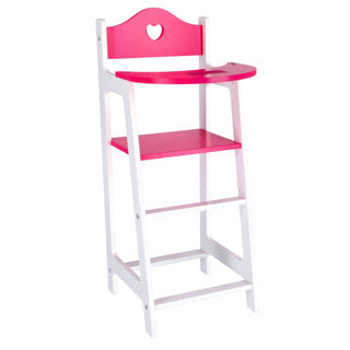 Ma belle chambre de poupée meuble de marionnettes chaise de marionnette blanche 22 x 27 x 53 cm