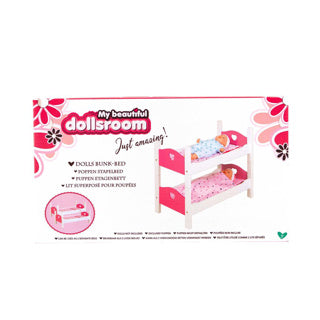 Ma belle chambre de poupées ma belle poupée poupée en bois empiling rose blanc