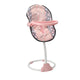 Chaise de poupée 3 en 1 rose gris 42x40x40 cm