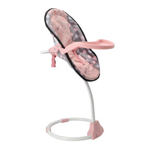 Chaise de poupée 3 en 1 rose gris 42x40x40 cm
