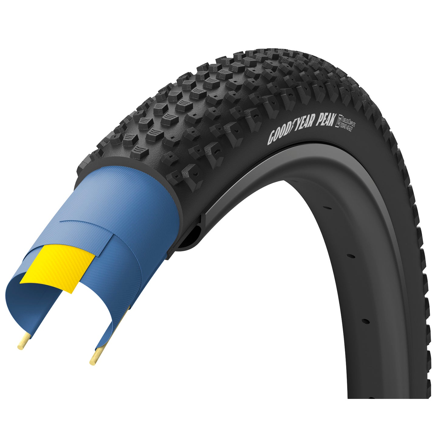 Pneu pliable Goodyear Peak 28 tlr 60