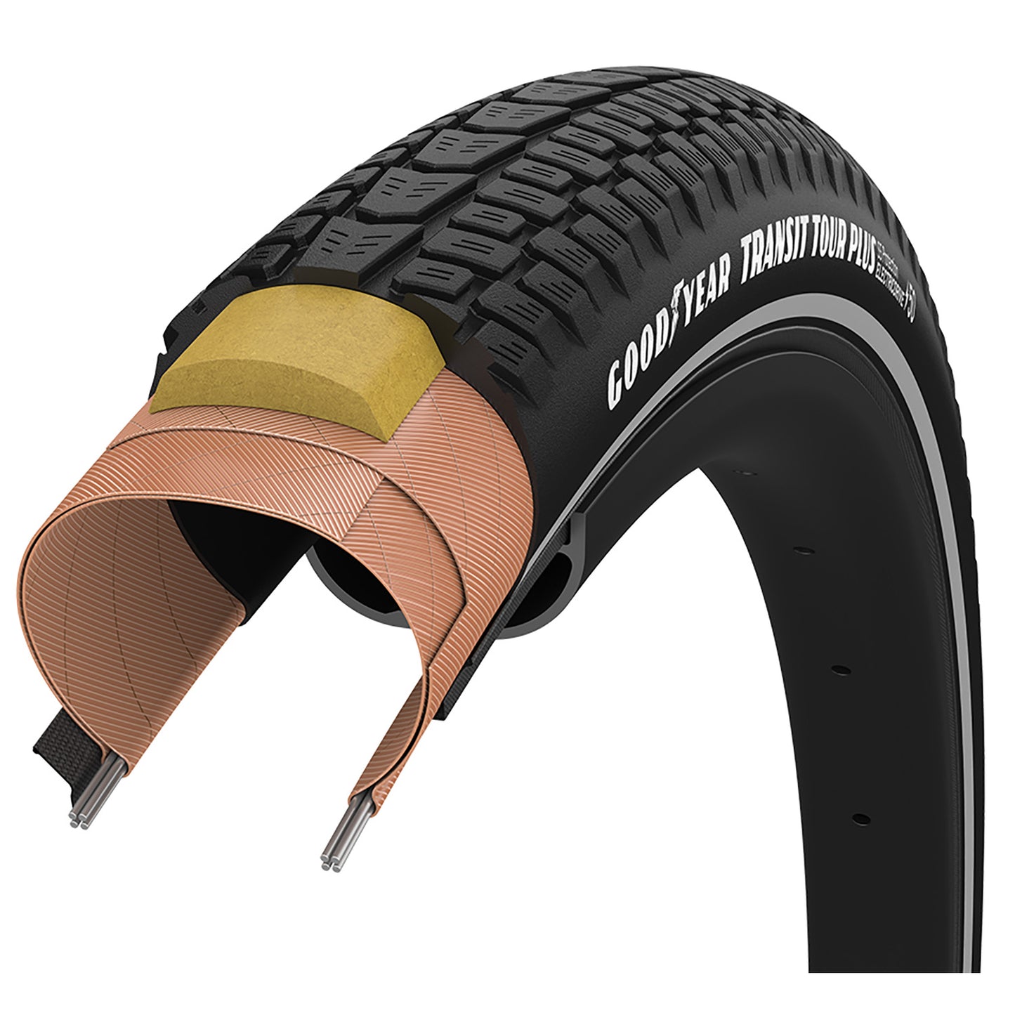 Goodyear Transit Tour Plus S5 Protection 28x1.75 réflexe