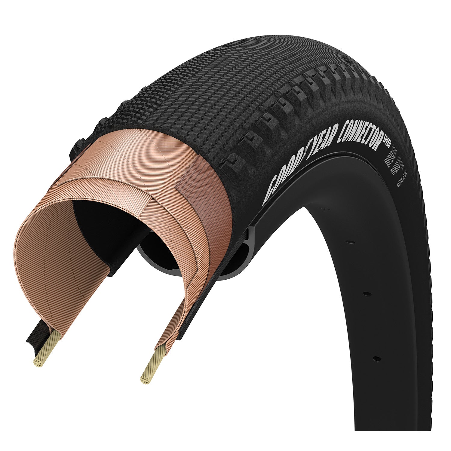 Goodyear - connecteur speed race tlr 700x45c transparent