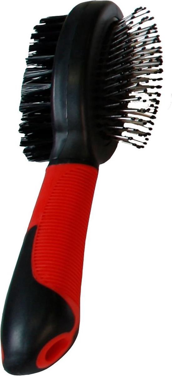 Broches à brosse Flamingo grandes - brosse pour chien - 22,5 x 6 x 6 - noir