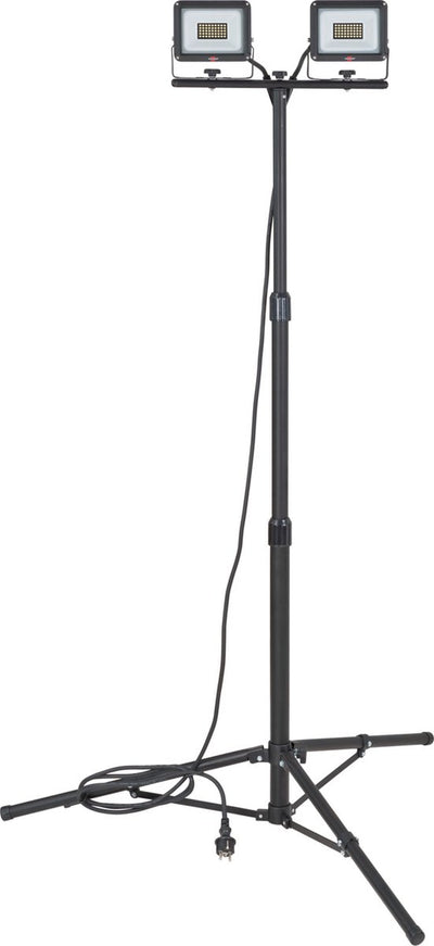 Brennerstuhl Lampe de chantier LED avec trépied jaro 6060 t, 4800lm, 2x 20w, 3m h07rn-f 3g1.0, ip65 - 1171250444