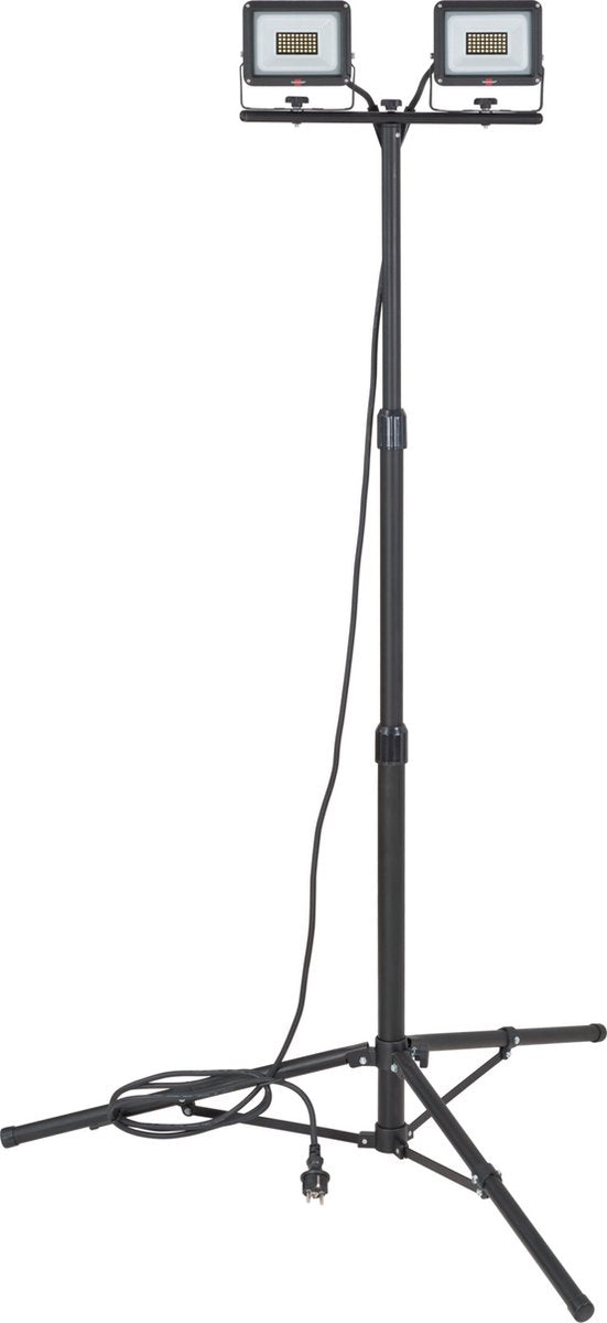 Brennerstuhl Lampe de chantier LED avec trépied jaro 6060 t, 4800lm, 2x 20w, 3m h07rn-f 3g1.0, ip65 - 1171250444