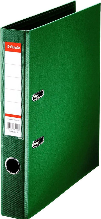 Chemise standard Esselte verte - a4 - 50 mm - sans protections de bord
