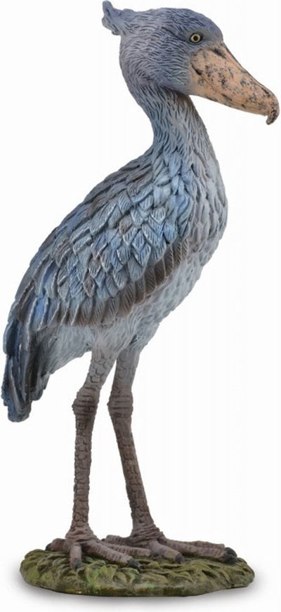 Figurine Collecta - cigogne à bec-en-sabot - (l) - animaux sauvages - peint à la main - miniature
