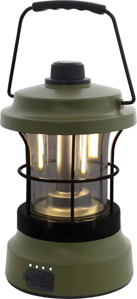 Lampe de table rétro Eurotrail - olive