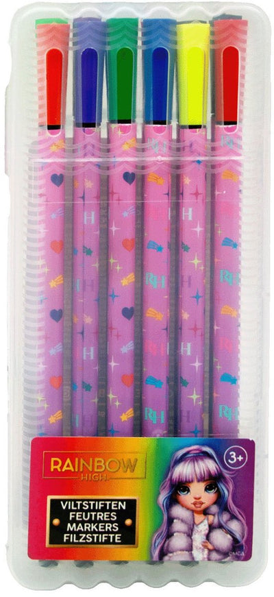Rainbow High Rainbow High Felt -Tip stylos, 6e.
