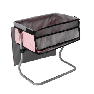 Table de soins de poupées gris rose39x25x39cm