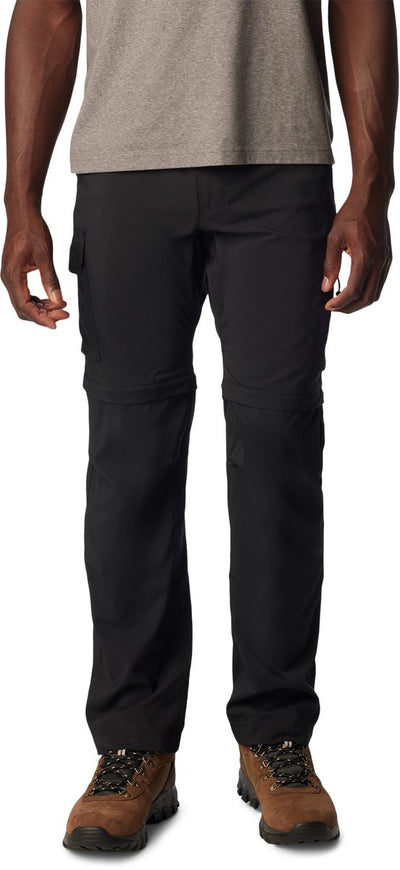 Columbia silver ridge™ utility convertible pant pantalon de randonnée - pantalon de randonnée convertible - homme - noir - taille 34