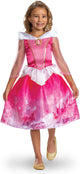 Déguisement princesse disney - la belle au bois dormant, robe classique aurore, taille m (7-8 ans), fille