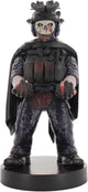 Cableguys call of duty - zombie ghost warzone - support de figurine pour téléphone | contrôleur | étui de chargement (attaches-câbles d'origine)
