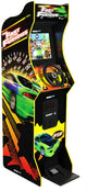 Arcade1up - la borne d'arcade de luxe fast the furious - comprenant 4 jeux