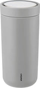 Sans marque sans marque stelton to go click tasse thermos gris clair 0,2 l