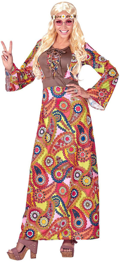 Costume femme hippie Finidi Helena