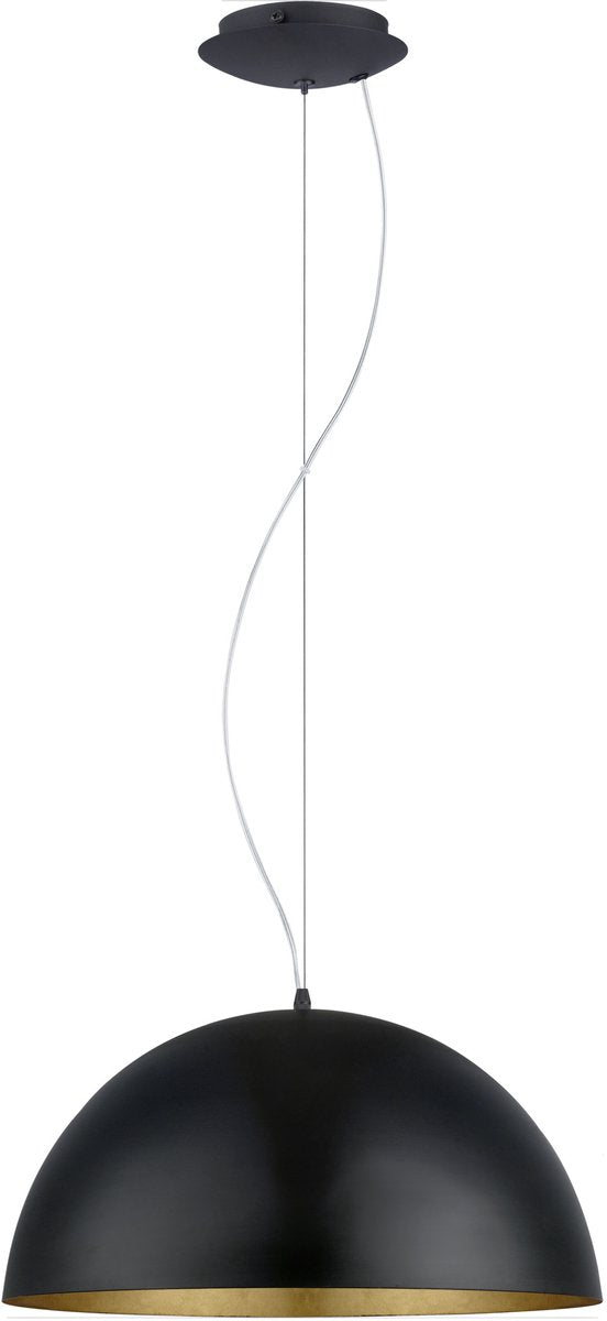 Suspension Eglo gaetano 1 - ø38 cm - or noir