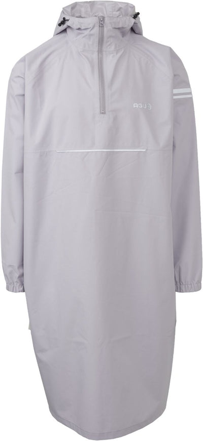 Agu poncho de pluie à manches longues urbain extérieur lilas poussiéreux