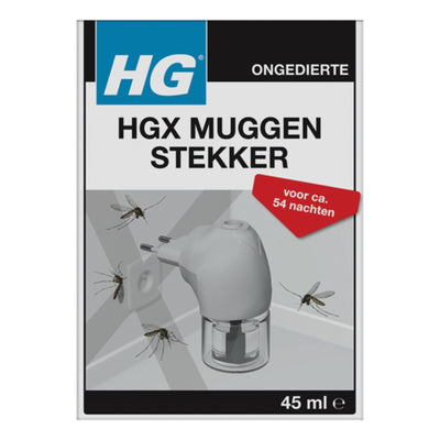 HG HG 15852N Mosquito Plux blanche transparente