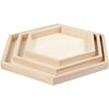 Creativ Company Plays en bois divers, ensemble de 3