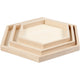 Creativ Company Plays en bois divers, ensemble de 3