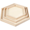 Creativ Company Plays en bois divers, ensemble de 3