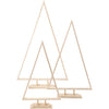 Sapins de Noël Creativ company, h: 40+50+60 cm, l: 22,5+29+35 cm, 3 pièces 1 carton