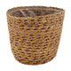 Panier de collections naturelles jonc de mer ø18x16cm multi