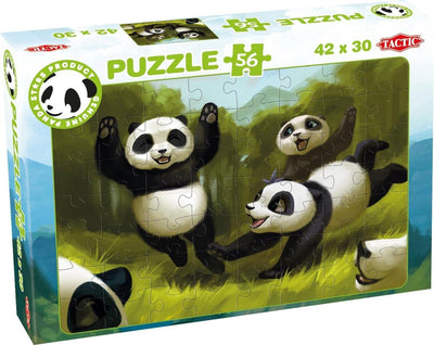 Puzzle jouant des pandabers 54 pièces