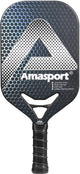 Ama sport pickleball paddle jp80-1 argent – pagaie carbone – contrôle de puissance –