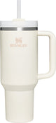 Stanley quencher h2.0 gobelet flowstate - 9-11 heures à froid - 40-48 heures avec de la glace - gourde avec paille, poignée et couvercle - passe au lave-vaisselle - tasse thermos pour boissons froides - crème